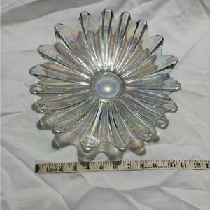 Vintage Iridescent Glass Bowl